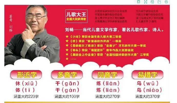 【十大外围足球平台app】
新书推荐：识字童谣系列(图6)